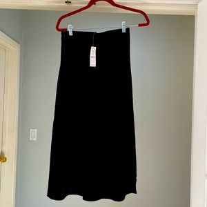 White House Black Market NWT Satin midi skirt